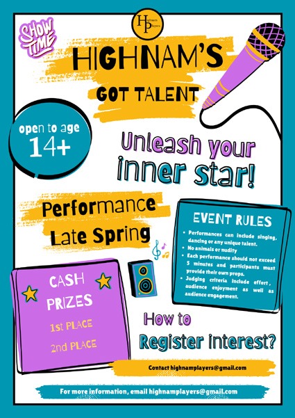 Talent-Show-Poster-Highnam Players